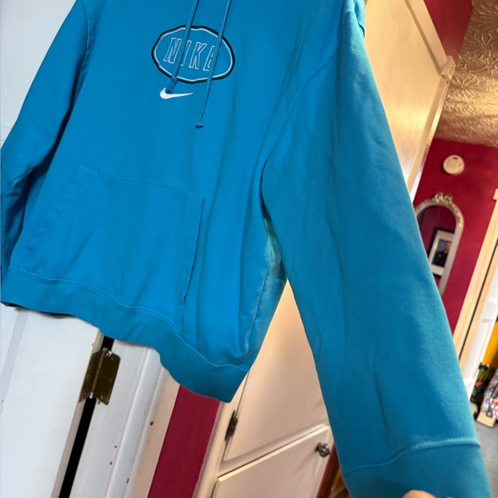 Nike Women’s Blue Hoodie Sweater - Picture 3 of 7